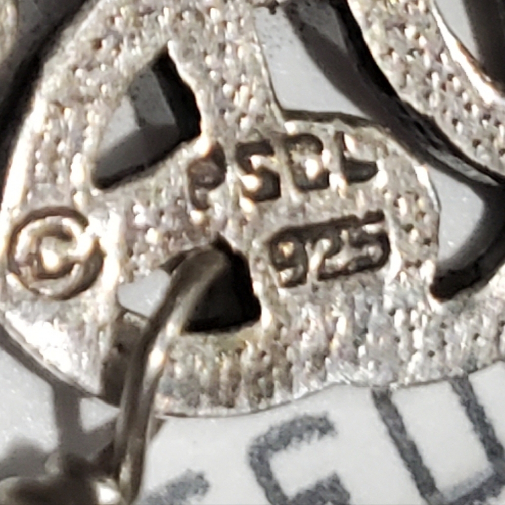 Vintage Sterling Silver 925 PSCL-Peter Stone IRISH CELTIC KNOT Pendant Necklace - Picture 10 of 10